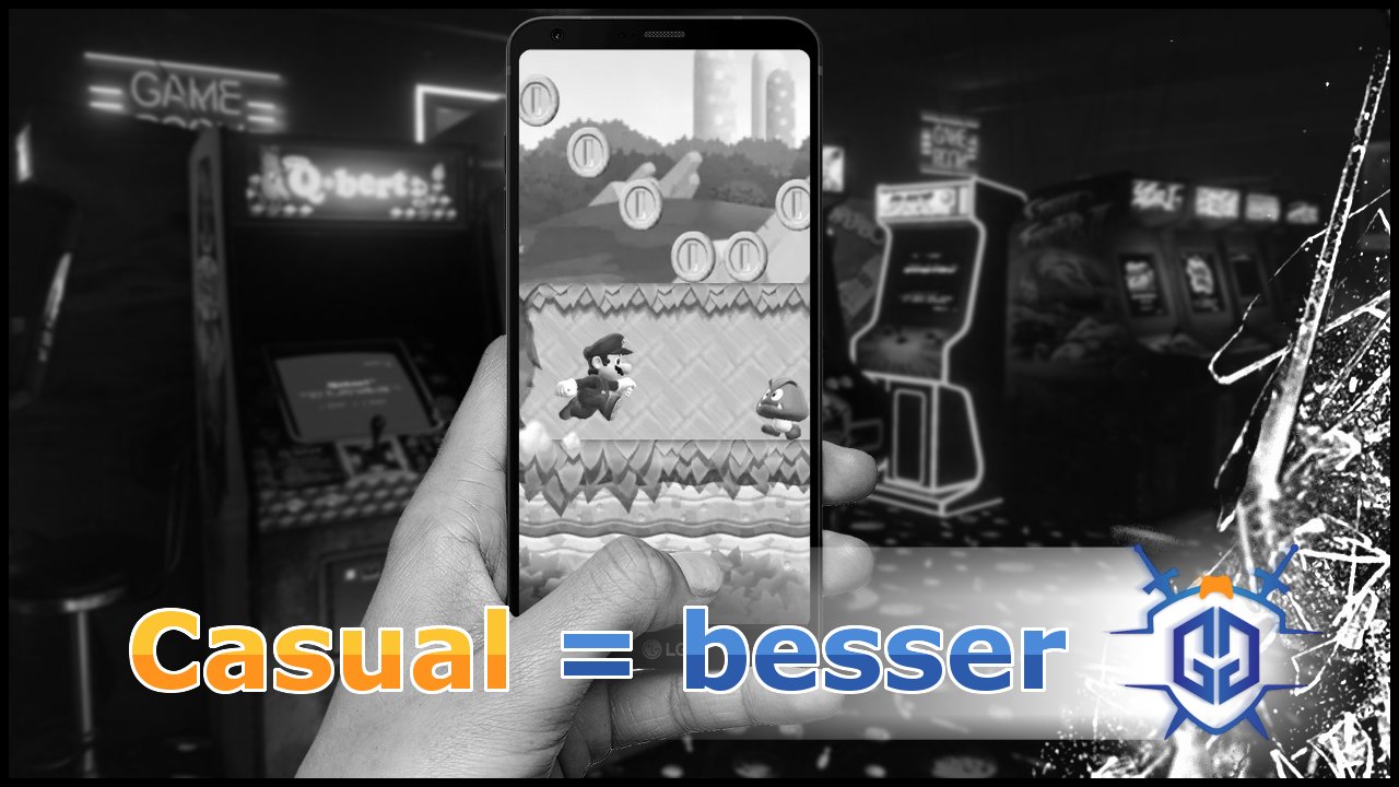 Die Casualisierung als unumgänglicher Fortschritt der Videospiele - Cover